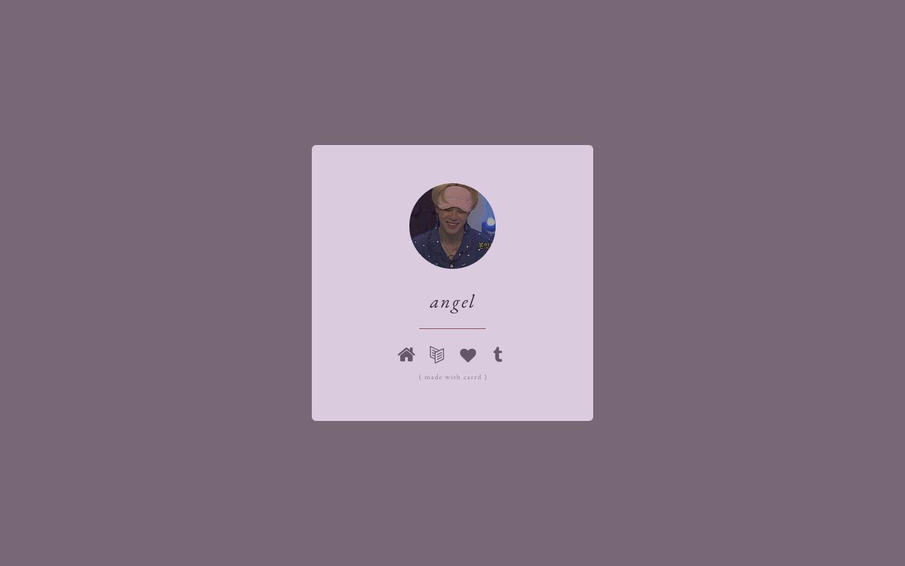 Carrd profile picture for @delicately